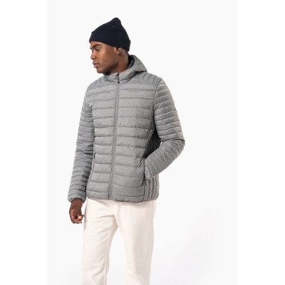 Men's lightweight hooded padded jacket
